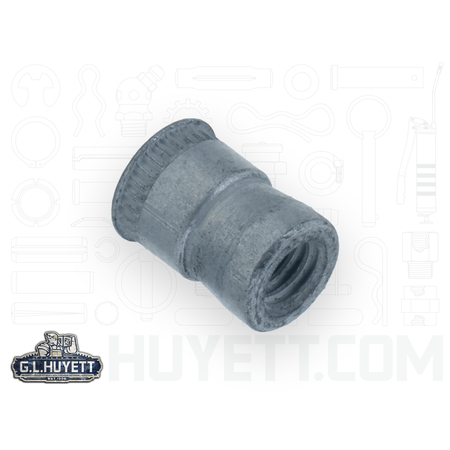 G.L. HUYETT Rivet Nut, 1/2"-20 Thread Size, 0.800 in Flange Dia., .935 in L, Steel BTI-ATS9T-820/B